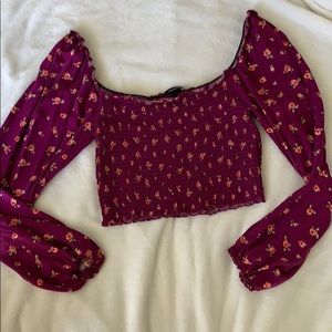 OFF SHOULDER CROP-TOP